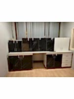 3 Metre Hazır Mutfak Dolabı + Mermerit Tezgah